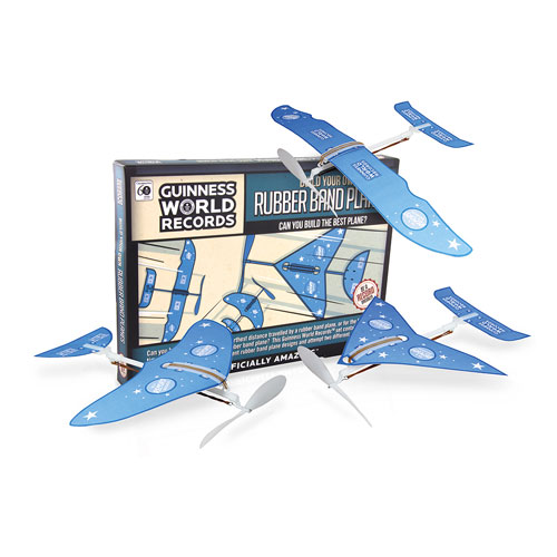 Guinness World Records Build Your Own Rubber Band Planes